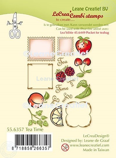 Image sur LeCreaDesign® combi clear stamp heure du thé