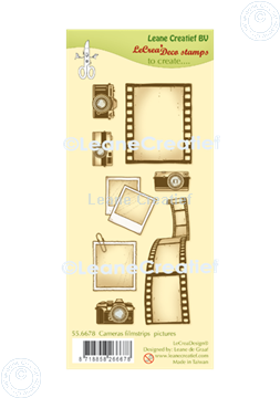 Picture of LeCreaDesign® combi clear stamp Cameras, filmstrips & pictures