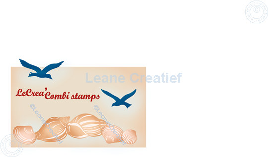 Picture of LeCreaDesign® deco clear stamp Sea shells