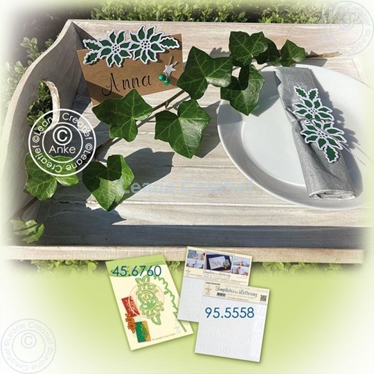 Afbeelding van Poinsettia Christmas table