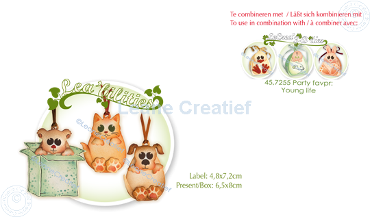 Picture of Lea’bilitie® Pets party & present cut and embossing die