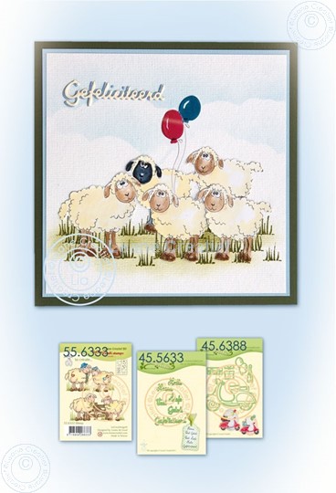 Afbeelding van Card with sheep
