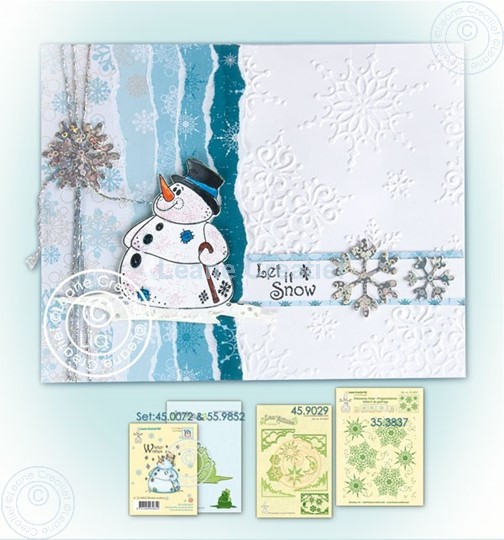 Image sur Winter Snowman Stamp & Die