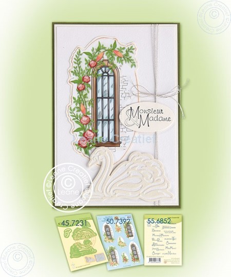 Image sur Swans & decoration sheet