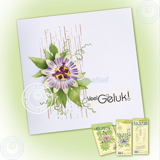 Afbeelding van Simple card with Passionflower
