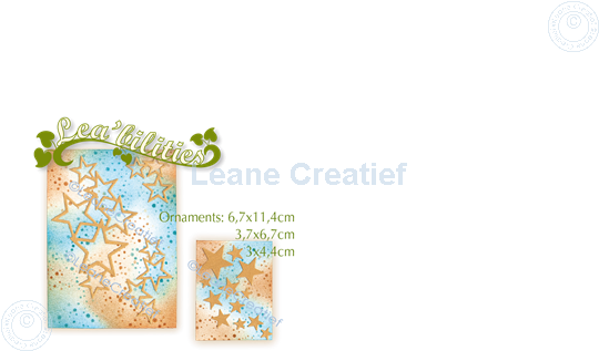 Afbeelding van Lea’bilitie® Ster ornamenten snijmal