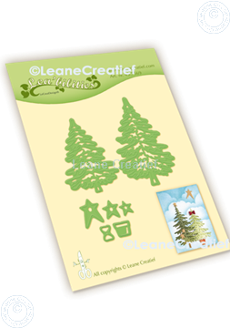 Afbeeldingen van Lea’bilitie® Kerstbomen snij en embossing mal