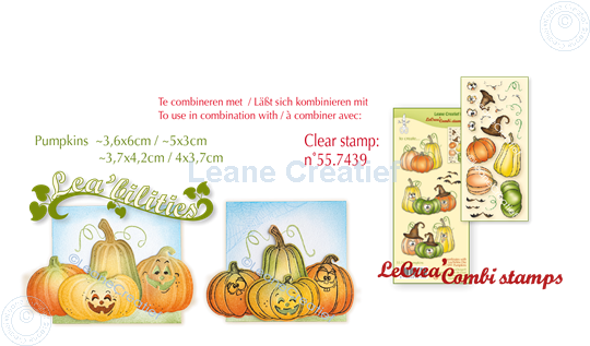 Afbeelding van Set Lea'bilitie & Clearstamp Pumpkins