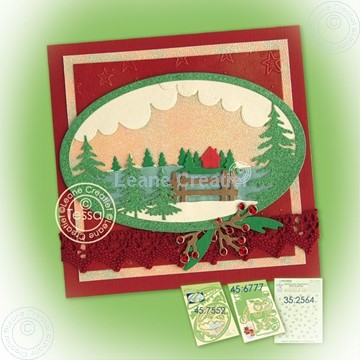 Bild von diorama Christmas colorfull card