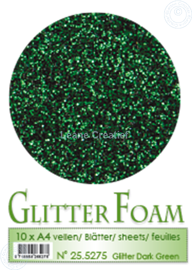 Image sur Glitter Foam A4 sheet Dark green