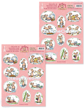 Picture of Decoration sheets The world of Mice, Thinking of you