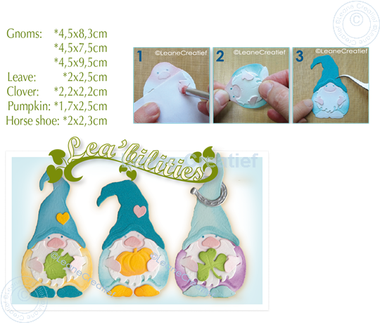 Picture of Lea’bilitie® Gnomes cut and embossing die