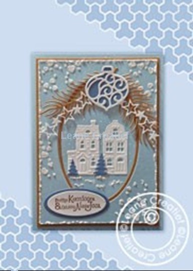 Afbeelding van Christmas card with houses