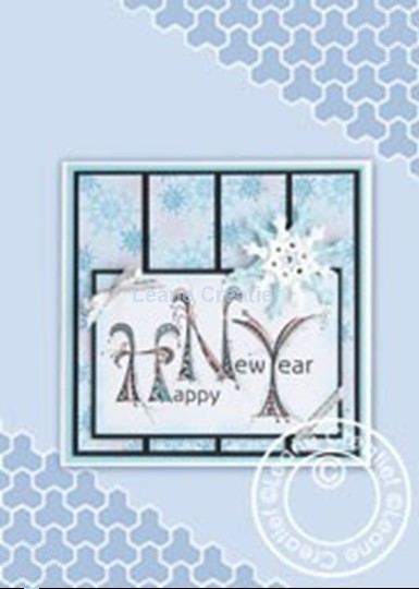 Afbeelding van Doodle stamp Happy New Year