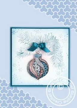Afbeeldingen van Doodle stamp Christmas Ornament