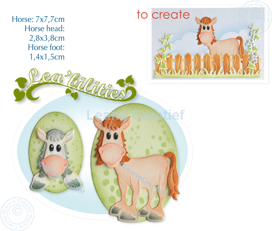 Picture of Lea’bilitie® Horse cut and embossing die