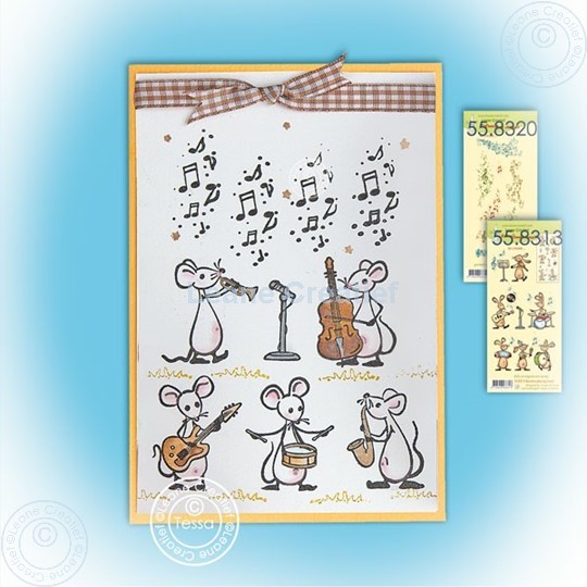 Image sur mice playing music