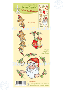 Image de LeCreaDesign® tampon clair à combiner le père Noël