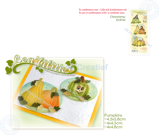 Picture of Lea’bilitie® Autumn pumpkins cut and embossing die