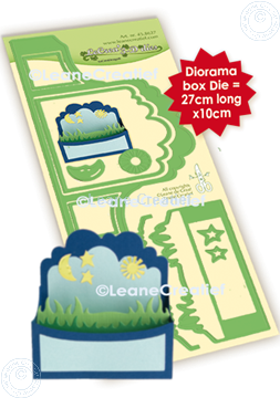 Afbeeldingen van Lea’bilitie® Diorama doosje 3D snij en embossing mal                                              