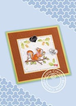 Bild von Autumn card with squirrel