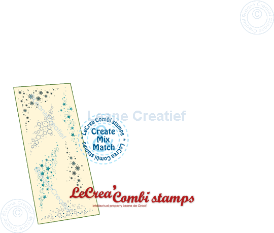 Picture of LeCreaDesign® deco clear stamp Structures 9.