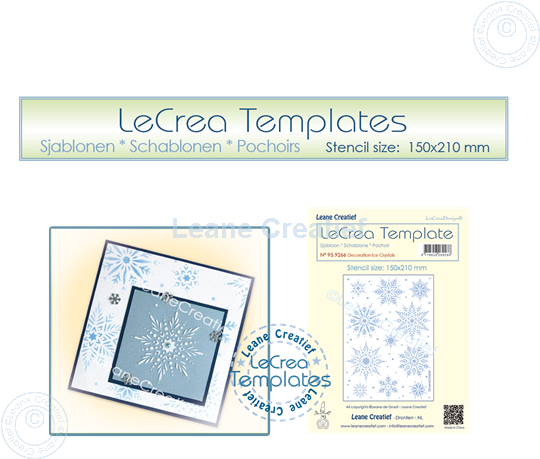 Picture of DecorationTemplate Ice Crystals