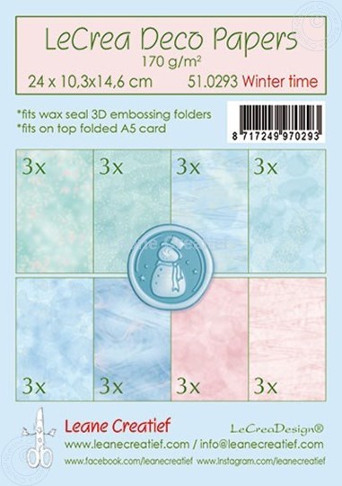 Afbeelding van Deco papier set Winter