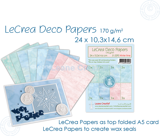 Afbeelding van Deco papier set Winter