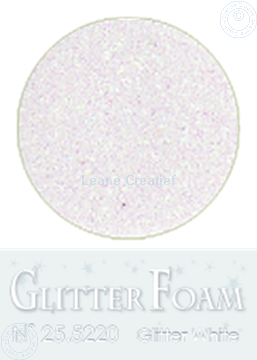 Afbeeldingen van Glitter Foam A4 sheet White