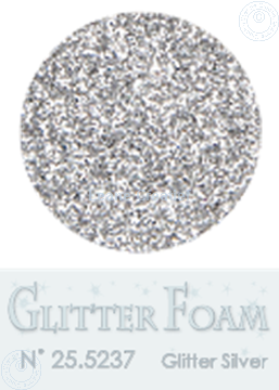 Afbeeldingen van Glitter Foam A4 sheet Silver