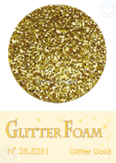 Bild von Glitter Foam A4 sheet Gold