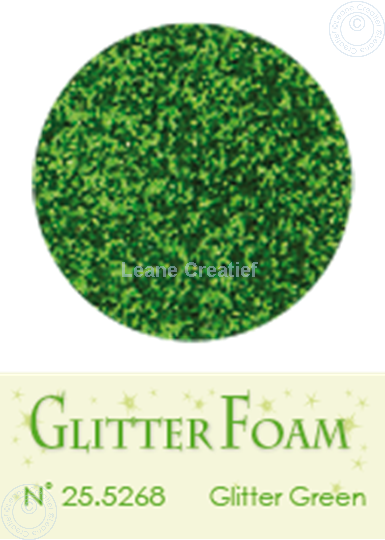 Bild von Glitter Foam A4 sheet Green