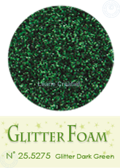 Bild von Glitter Foam A4 sheet Dark green