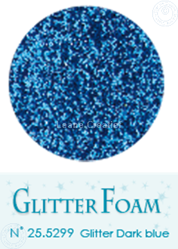 Afbeeldingen van Glitter Foam A4 sheet Dark blue