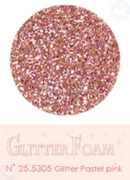 Bild von Glitter Foam A4 sheet Pastel Pink