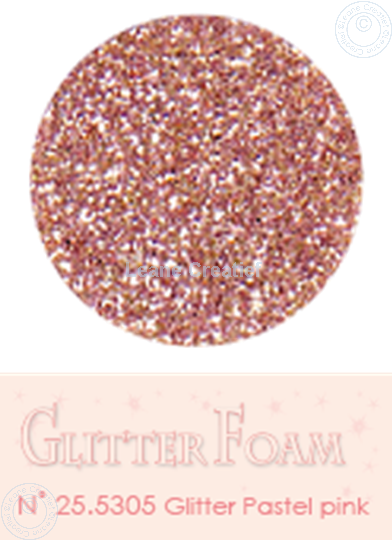 Bild von Glitter Foam A4 sheet Pastel Pink