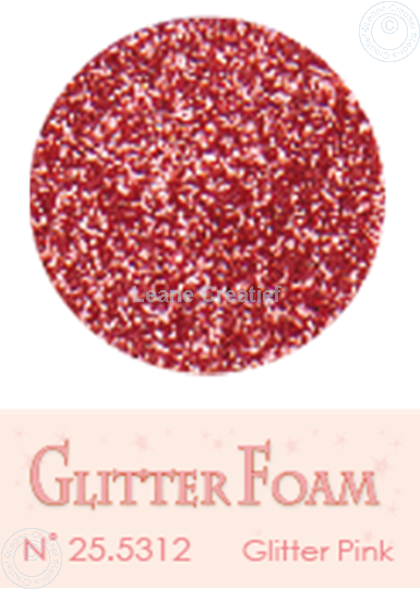 Picture of Glitter Foam A4 sheet Pink