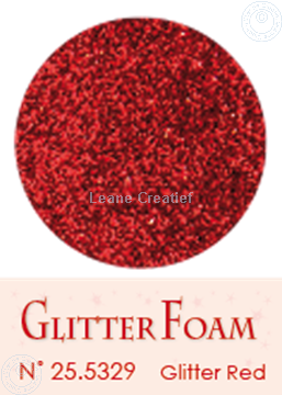 Afbeeldingen van Glitter Foam A4 sheet Red