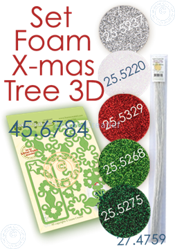 Picture of Set 124 Foam X-mas Tree 3D