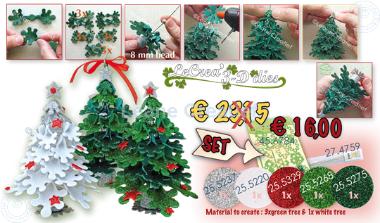 Picture of Set 124 Foam X-mas Tree 3D