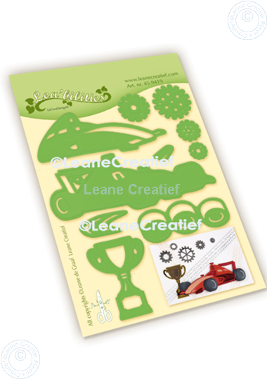 Afbeelding van Lea’bilitie® Race auto scene snij en embossing mal