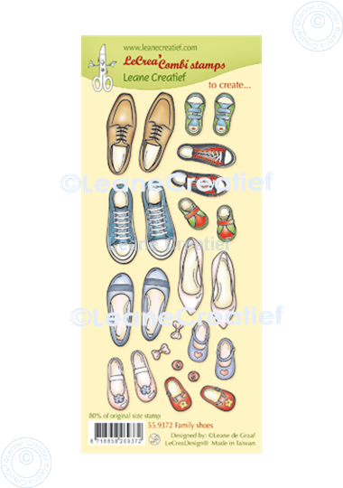 Picture of LeCreaDesign® combi clear stamp Shoes