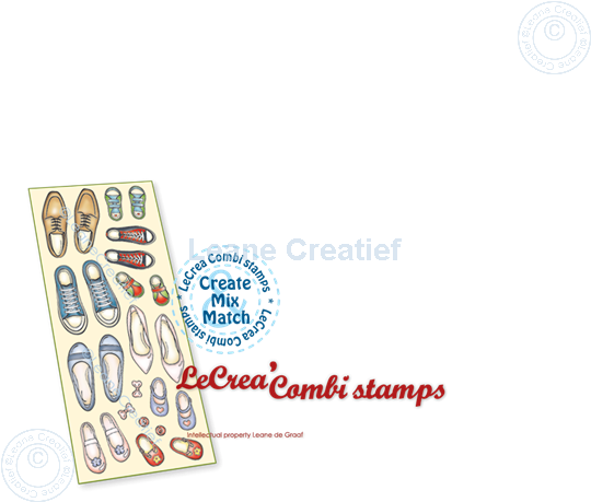 Picture of LeCreaDesign® combi clear stamp Shoes