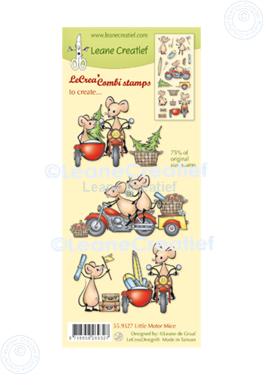 Bild von LeCreaDesign® Silikon kombi Stempel Kleine Motor Maus