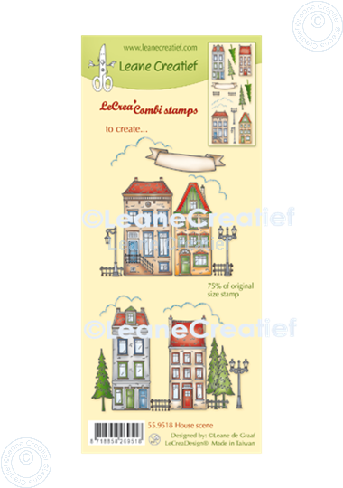 Image sur LeCreaDesign® tampon clair à combiner Scène de Maison