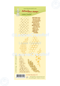 Image de LeCreaDesign® tampon clair à combiner Structures 10